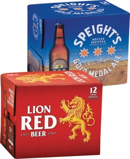 Lion+Red%2C+Speight%26rsquo%3Bs+Gold+Medal+Ale+or+Waikato+Draught+Bottles+or+Cans+12+Pack