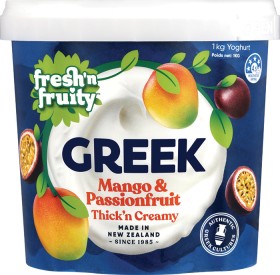 NEW+Fresh%26rsquo%3Bn+Fruity+Mango+%26amp%3B+Passionfruit+Greek+Yoghurt+Tub+1kg