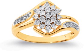 9ct-Diamond-Ring on sale