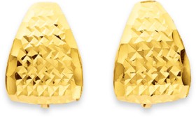 9ct-Diamond-Cut-Hoops on sale