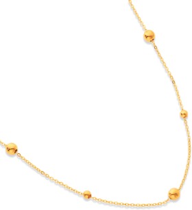 9ct-45cm-Multi-Beaded-Solid-Trace-Chain on sale
