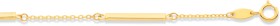 9ct-Yellow-Gold-19cm-Interval-Bar-Bracelet on sale