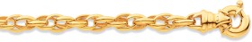 9ct-20cm-Triple-Link-Bolt-Ring-Bracelet on sale