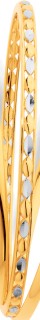 9ct-Two-Tone-Fancy-Bangle on sale