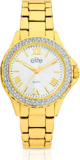 Elite-Gold-Tone-Ladies-Watch on sale