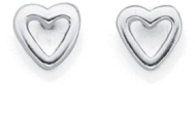 Sterling-Silver-Heart-Studs on sale