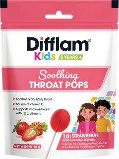 Difflam+Kids+Soothing+Throat+Pops+10s