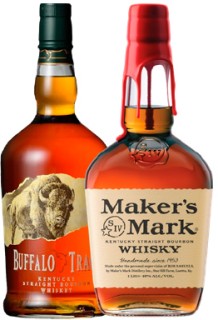 Buffalo-Trace-Bourbon-or-Makers-Mark-Bourbon-1L on sale