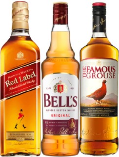 Johnnie-Walker-Red-Blended-Scotch-Whisky-Bells-Blended-Scotch-Whisky-or-The-Famous-Grouse-Blended-Scotch-Whisky-1L on sale