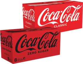 Coca-Cola+330ml+Cans+8+Pack