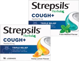 Strepsils+Herbal+Throat+Lozenges+16s
