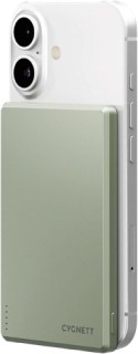 Cygnett-Charge-Connect-5K-Magnetic-Slim-Power-Bank-Green on sale