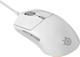SteelSeries-Rival-3-Wired-Gen-2-Gaming-Mouse-White on sale
