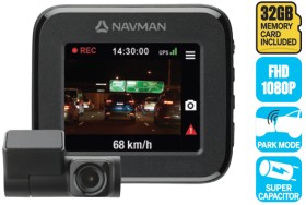 Navman-1080P-Dual-Dash-Camera-with-GPS on sale