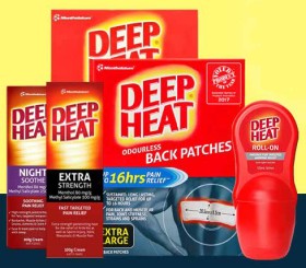 Up-to-25-off-RRP-Deep-Heat-Range on sale