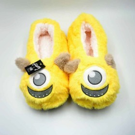 Fuzzy-by-HBCo-Slippers-Brown on sale