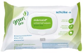 Schulke-Mikrozid-Universal-Wipes-Green-Line-Flat-Pack-of-114 on sale
