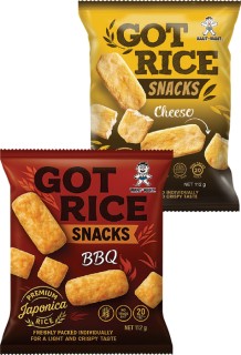Got-Rice-Snacks-112g on sale