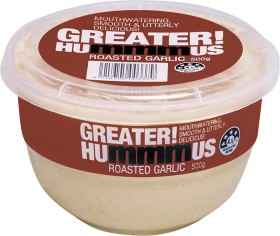 Greater-Hummus-500g on sale