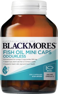 Blackmores-Fish-Oil-Mini-200s on sale