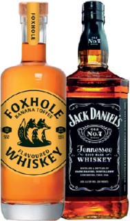 Foxhole+Flavoured+Whiskey+Range%2C+Jack+Daniel%26%23039%3Bs+Whiskey%2C+Tennessee+Honey%2C+Fire+or+Apple+700mL