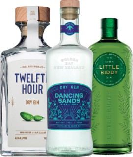 Twelfth+Hour+Dry+Gin%2C+Dancing+Sands+Gin+Range+or+Little+Biddy+Classic+New+Zealand+Gin+700mL