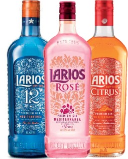 Larios+12+Premium+Gin%2C+Larios+Ros%26eacute%3B+Gin+or+Larios+Citrus+Gin+1L