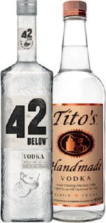42+Below+Pure+Vodka+or+Tito%26%23039%3Bs+Handmade+Vodka+700mL