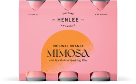 Henlee+Original+Orange+Mimosa+6+x+250mL+Cans