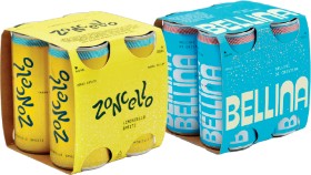 Zonzo+Zoncello+Limoncello+Spritz+or+Zonzo+Bellina+Bellini+di+Cristina+4+x+200mL+Cans