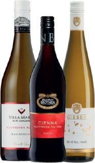 Villa+Maria+Private+Bin+Range%2C+Brown+Brothers+Moscato%2FFruity+Range+or+Giesen+Classics+Range+750mL