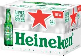 Heineken+Silver+Low+Carb+24+x+330mL+Bottles