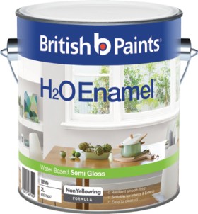 British-Paints-2L-H2O-Enamel-Interior-Exterior-Enamel-Paint on sale