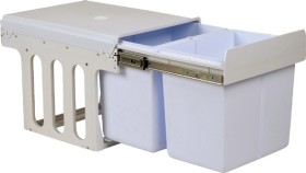 Practa-2-x-15L-Double-Pullout-Waste-Bin on sale