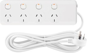Arlec-4-Outlet-Switched-Powerboard on sale