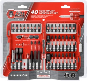 Full-Boar-40-Pce-Impact-Torsion-Bit-Set on sale