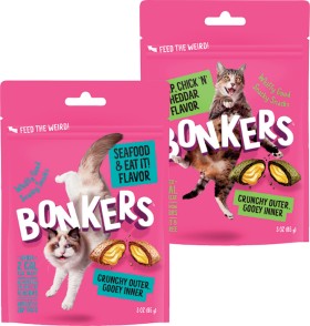 Bonkers-Cat-Treats-Bites-85g on sale
