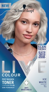 NEW+Schwarzkopf+Live+Colour+Hair+Colour+Post+Bleach+Toner