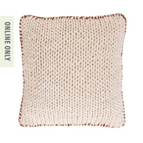 Amparo-Stitched-Chunky-Knit-Cushion on sale