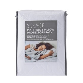 Solace+Anti-+Bacterial+Mattress+%26amp%3B+Pillow+Protector+Pack