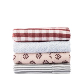 Design-Republique-100-Cotton-Flat-Flannelette-Individual-Sheet on sale