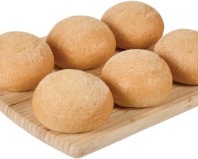 Woolworths-Bread-Roll-Baps-6-Pack on sale