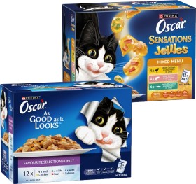 Oscar-Cat-Food-Multipack-or-Sensations-12-Pack on sale