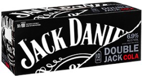 Jack+Daniel%26%23039%3Bs+Double+Jack+6.9%25+10+x+330mL+Cans