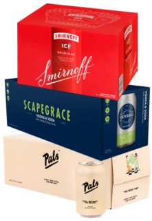 Smirnoff-Ice-Original-5-12-x-250mL-Cans-Scapegrace-RTD-Range-5-or-Pals-Range-5-10-x-330mL-Cans on sale