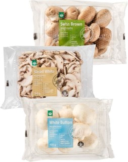 Woolworths-White-Button-Swiss-Brown-or-Sliced-Mushrooms-400g on sale