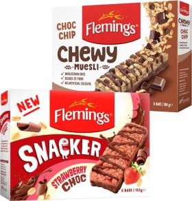 Flemings+Snacker+or+Chewy+Muesli+Bars+162-180g