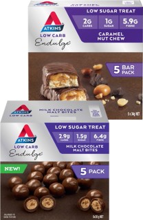 NEW+Atkins+Endulge+Bars+or+Bites+5-10+Pack