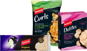 Fantastic+Rice+Crackers+Delites+Curls+or+Rice+Snacks+80-100g