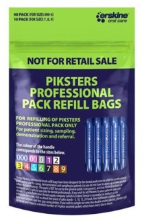 Piksters-Professional-Refill-Interdental-Brush-40pk on sale